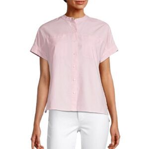 Core LIFE Short-Sleeve Cotton Button Down Shirt
